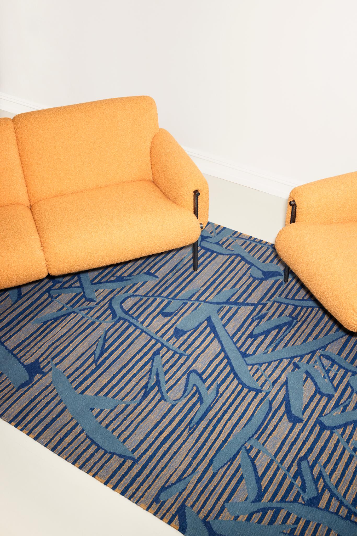 Norwegian Fjord Rug by Volver Studios For Sale