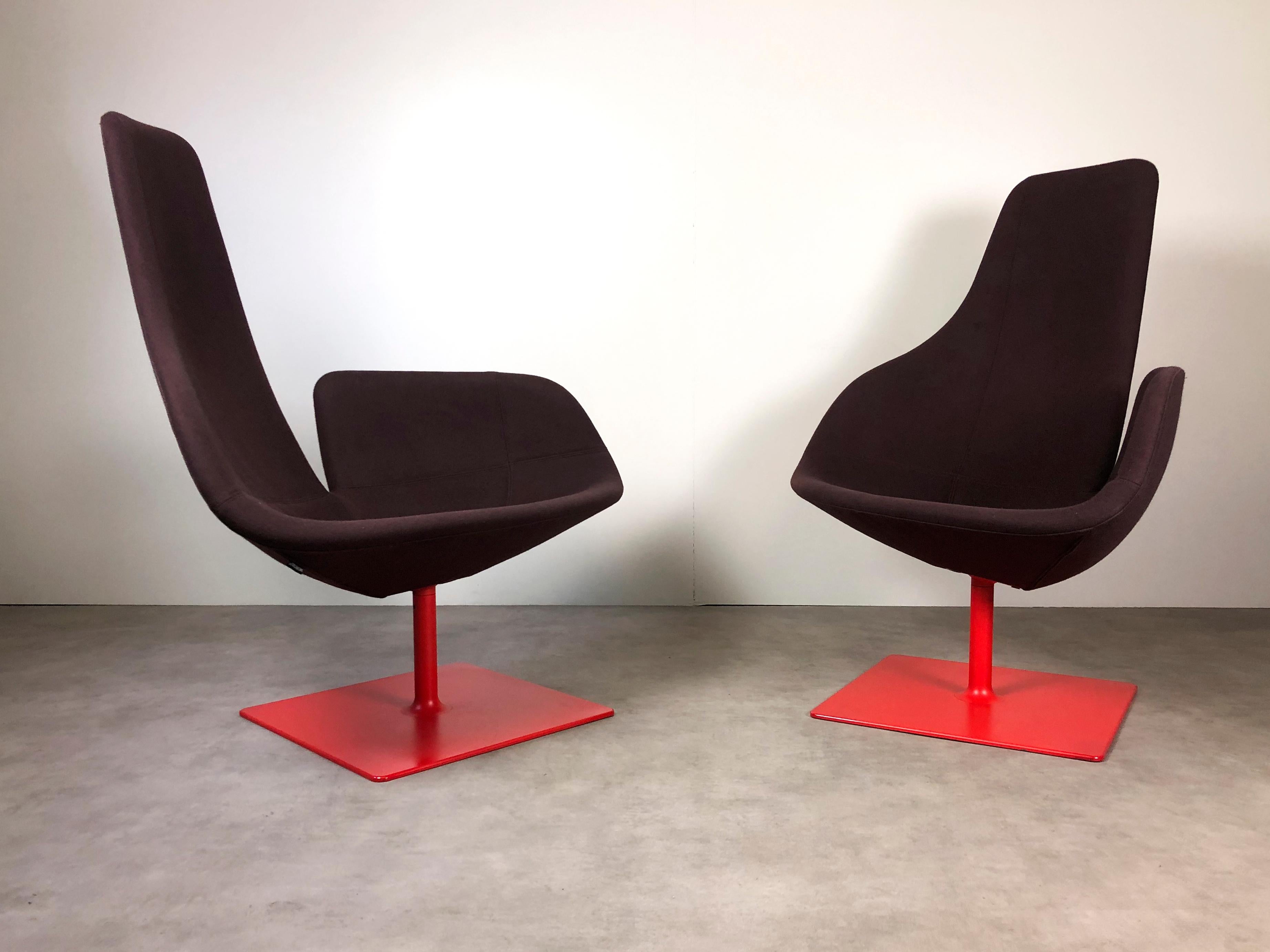 Fjord Swivel Armchairs for Moroso by Patricia Urquiola, 2002 1