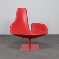Fjord Swivel Lounge Chair di Patricia Urquiola per Moroso, Italia, 2002