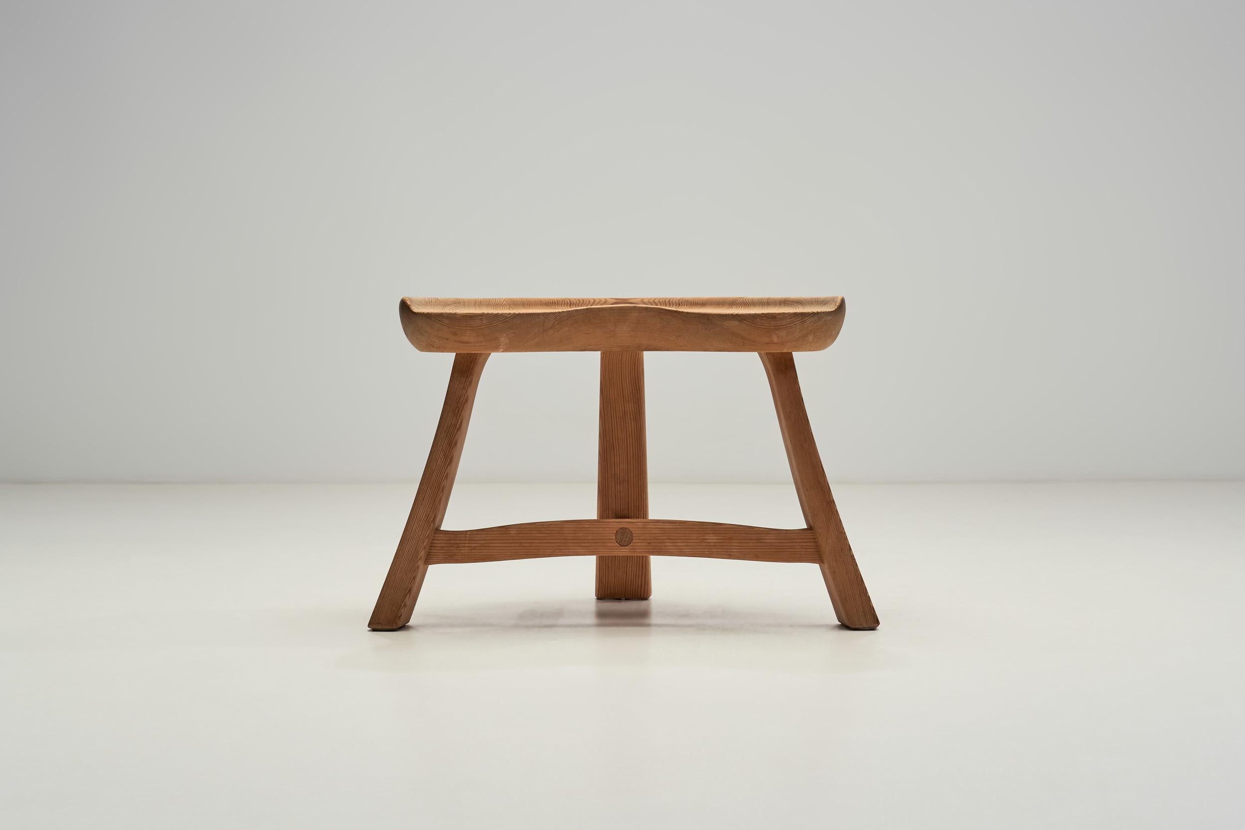 Tabouret Fjøskrakk Mod. 522 Tabouret par Ragnvald Krogenæs pour Krogenæs Møbler, Norvège années 1960 en vente 1