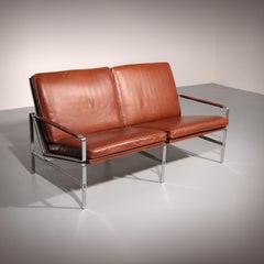 FK 6720 Two-Seater Sofa by Jørgen Kastholm & Preben Fabricius, 1960