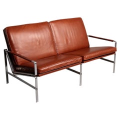 FK 6720 Two-Seater Sofa by Jørgen Kastholm & Preben Fabricius, 1960