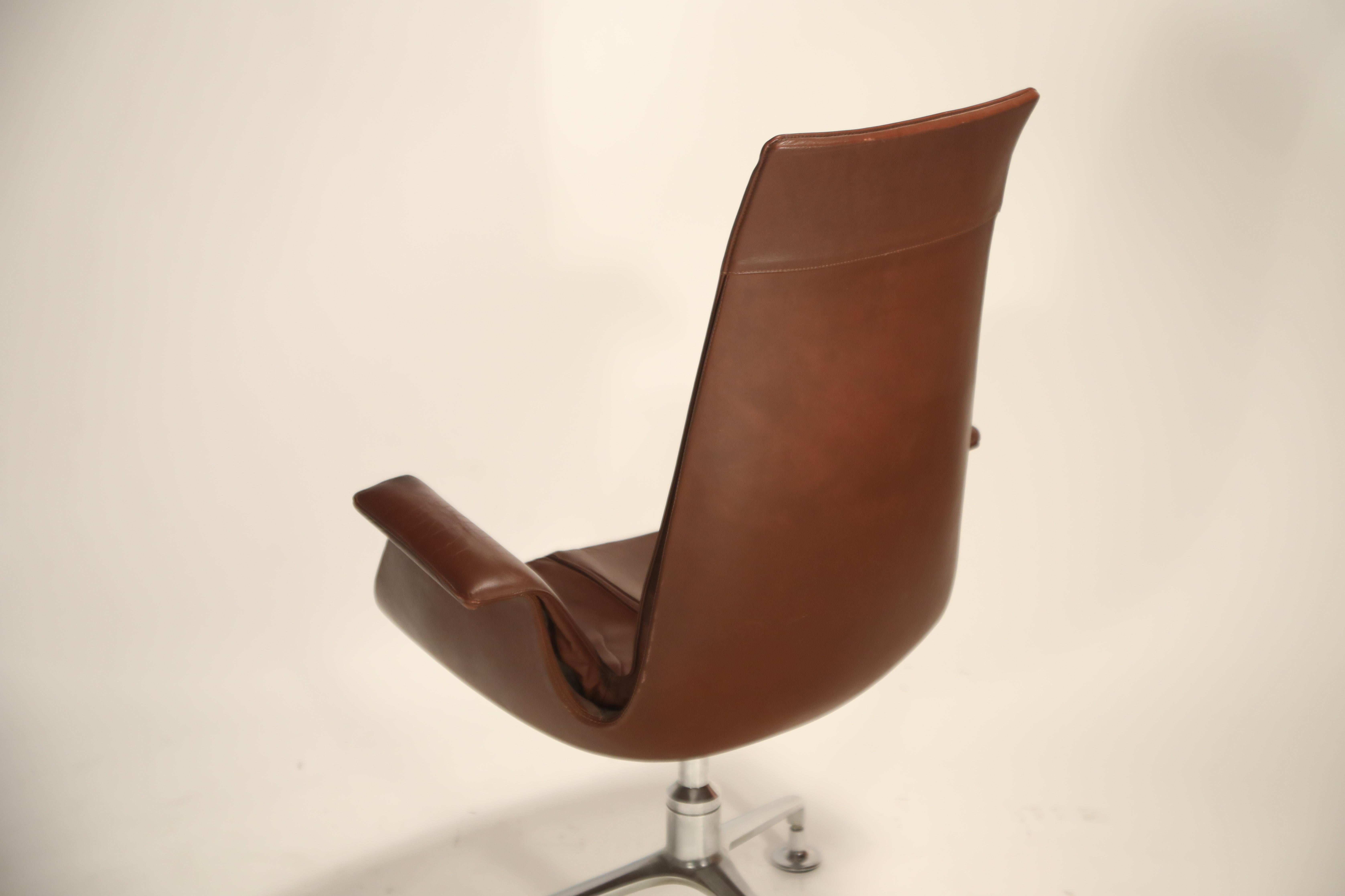 FK6725 Bird Chair by Preben Fabricius & Jorgen Kastholm for Alfred Kill, Signed 5