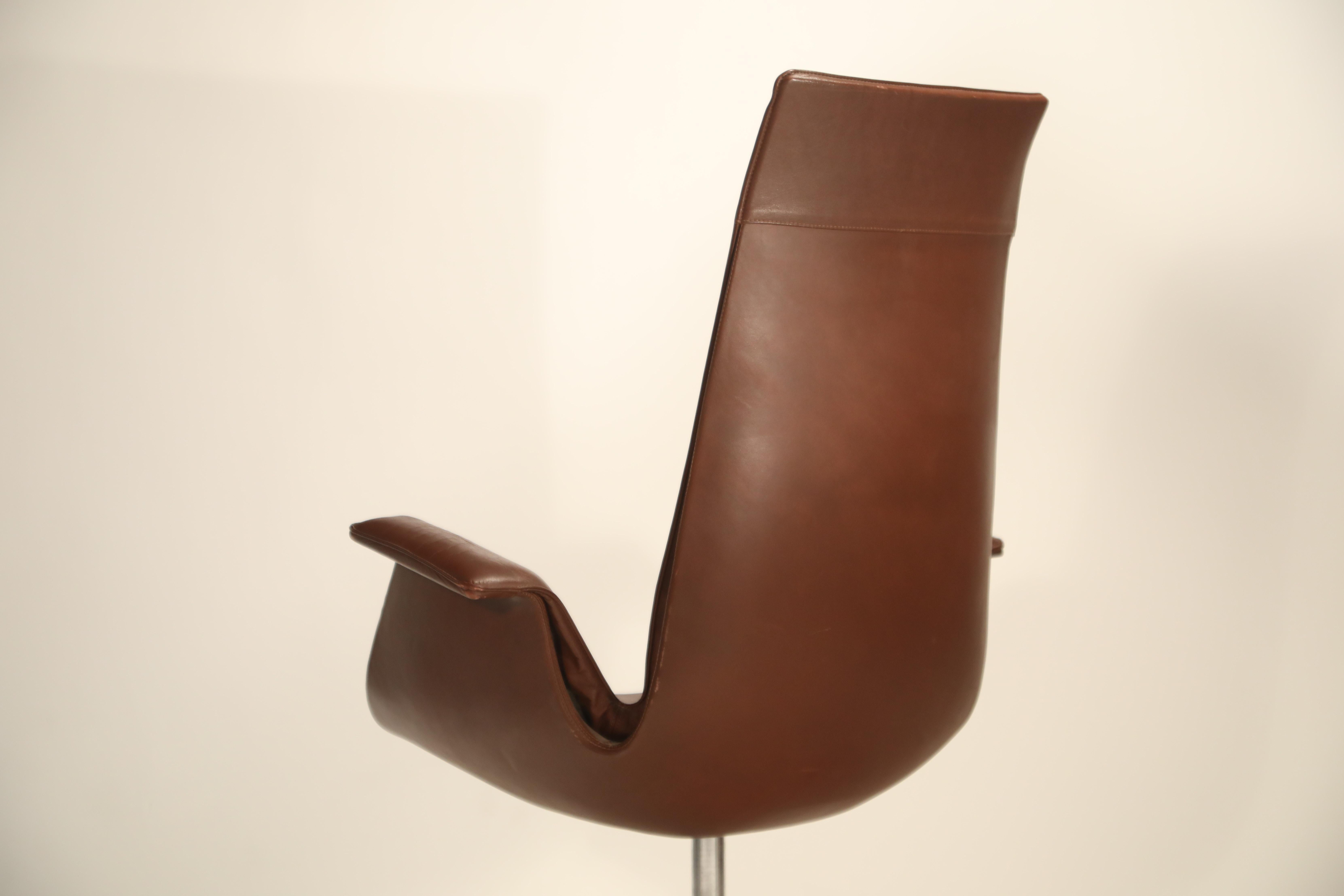 FK6725 Bird Chair by Preben Fabricius & Jorgen Kastholm for Alfred Kill, Signed 6