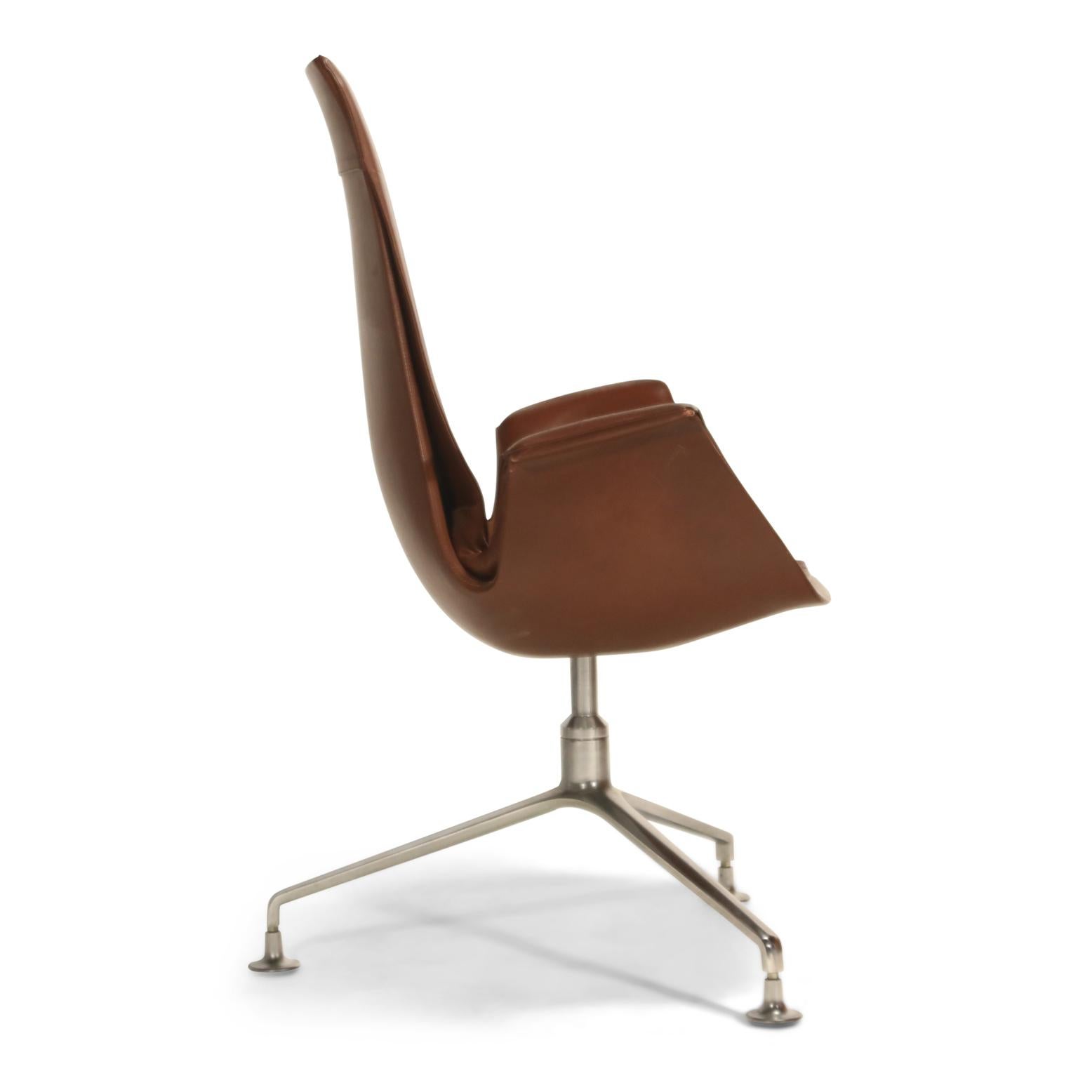 Mid-20th Century FK6725 Bird Chair by Preben Fabricius & Jorgen Kastholm for Alfred Kill, Signed