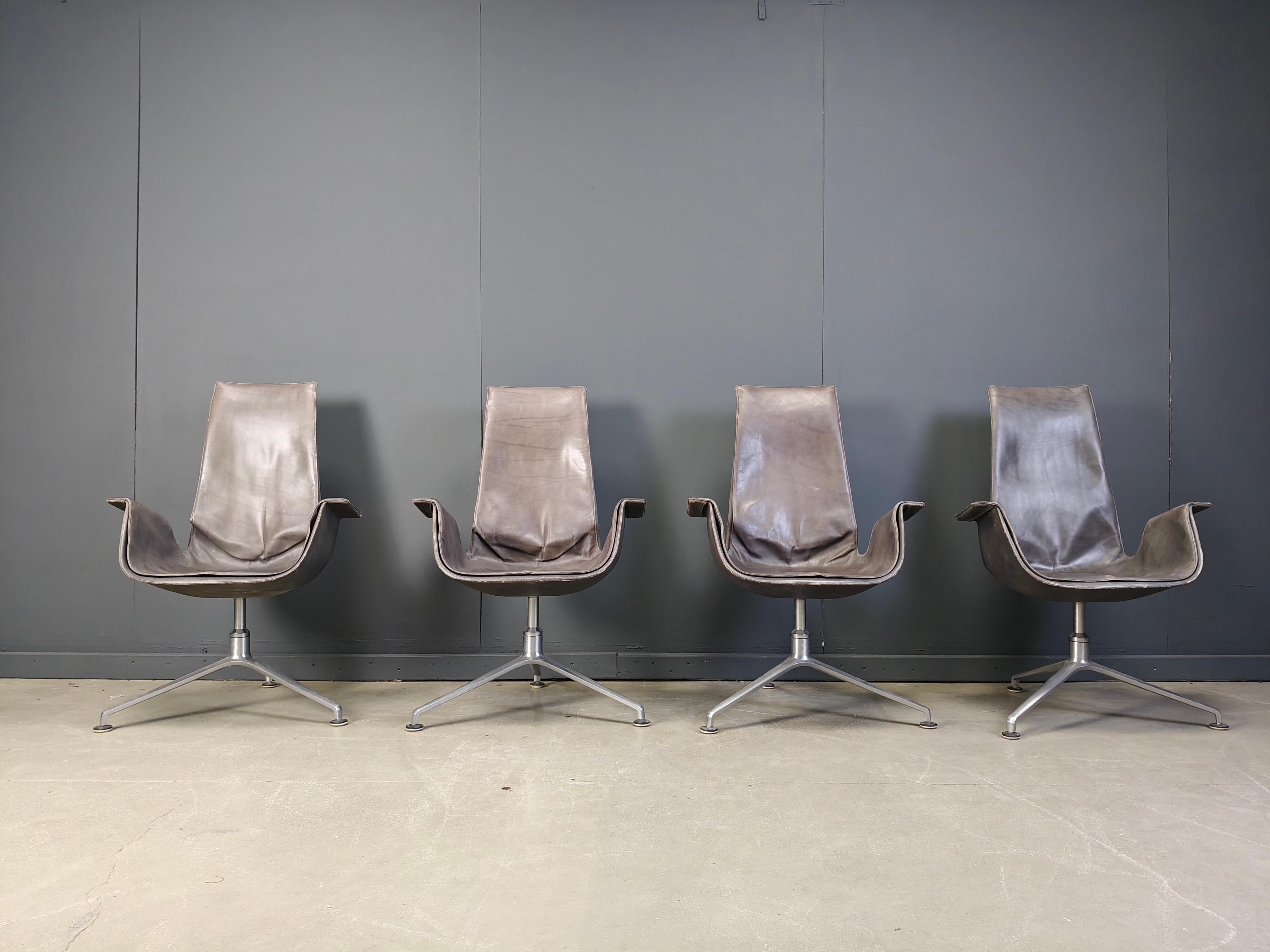 Fk 6725 Chairs by Preben Fabricius & Jørgen Kastholm for Walter Knoll, 1960s For Sale 3