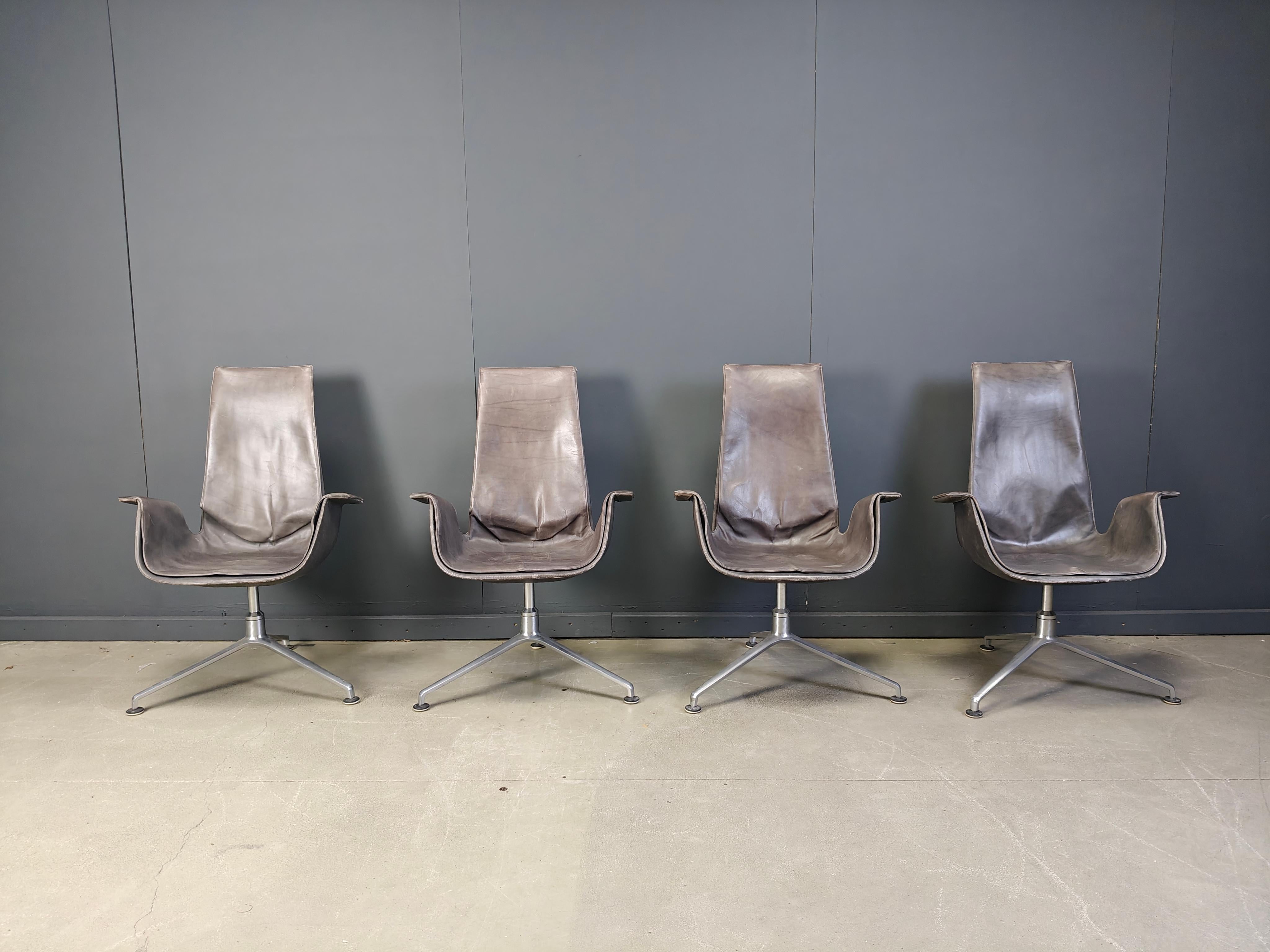 Fk 6725 Chairs by Preben Fabricius & Jørgen Kastholm for Walter Knoll, 1960s For Sale 4