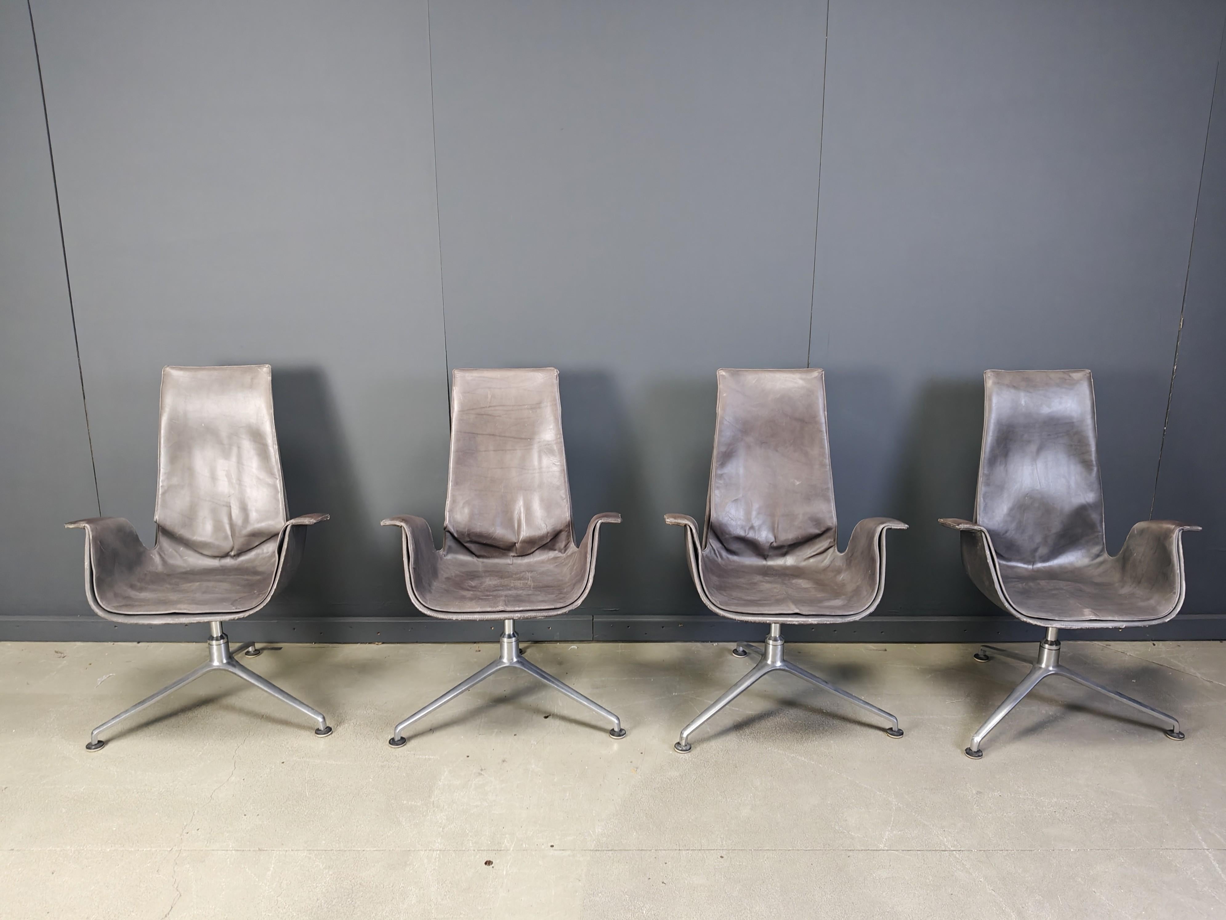 Fk 6725 Chairs by Preben Fabricius & Jørgen Kastholm for Walter Knoll, 1960s For Sale 5