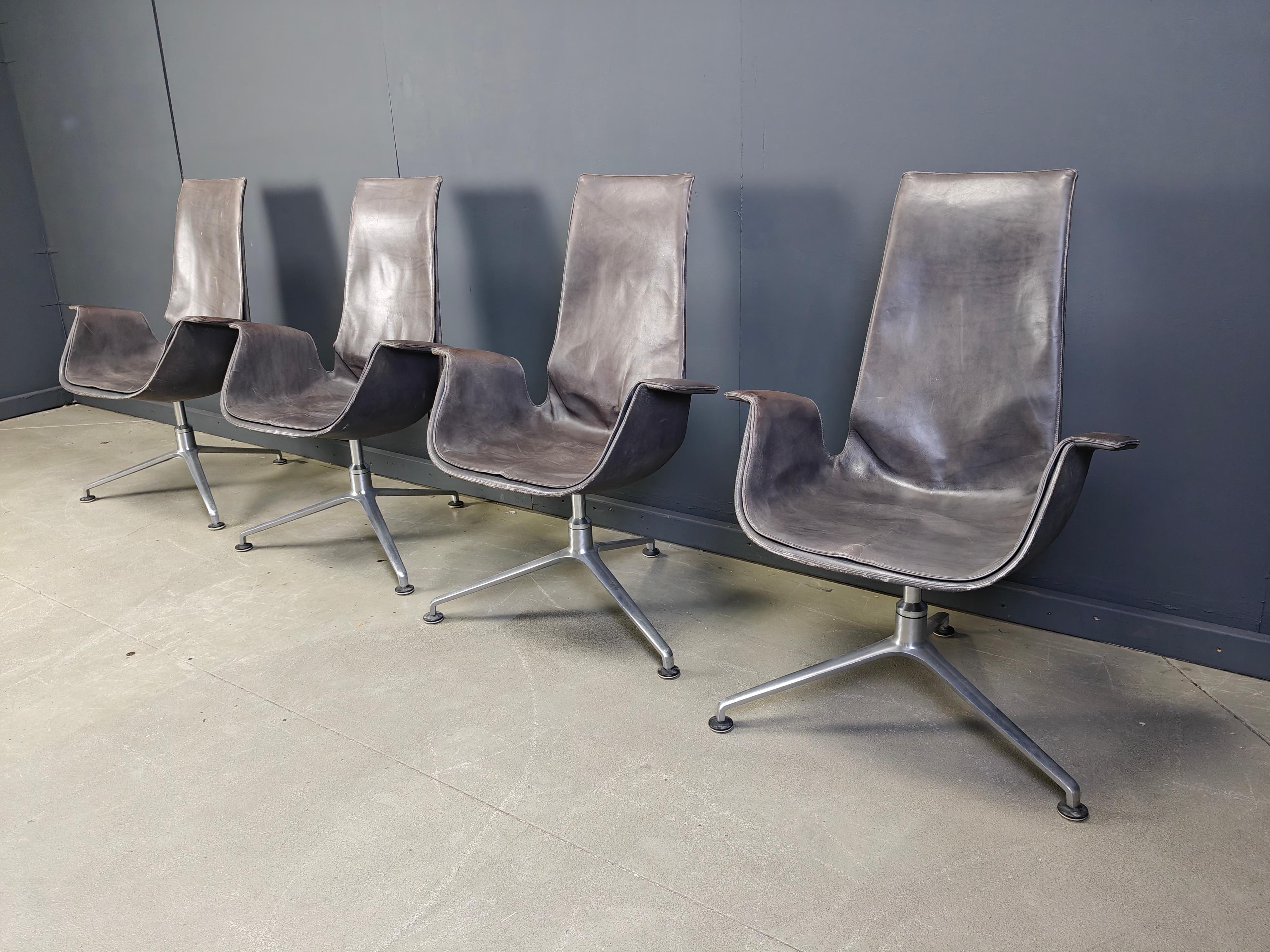 Fk 6725 Chairs by Preben Fabricius & Jørgen Kastholm for Walter Knoll, 1960s For Sale 1