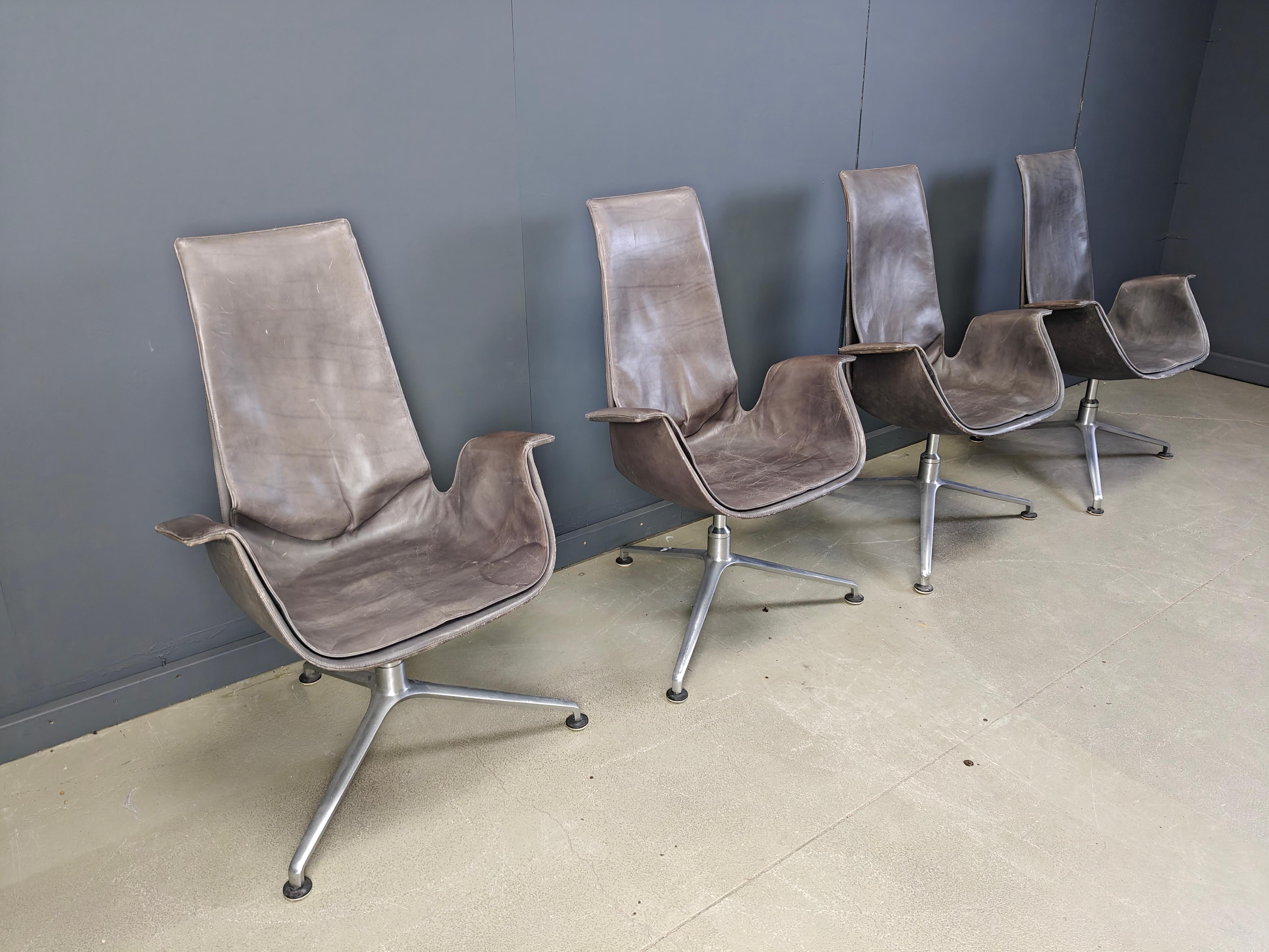Fk 6725 Chairs by Preben Fabricius & Jørgen Kastholm for Walter Knoll, 1960s For Sale 2