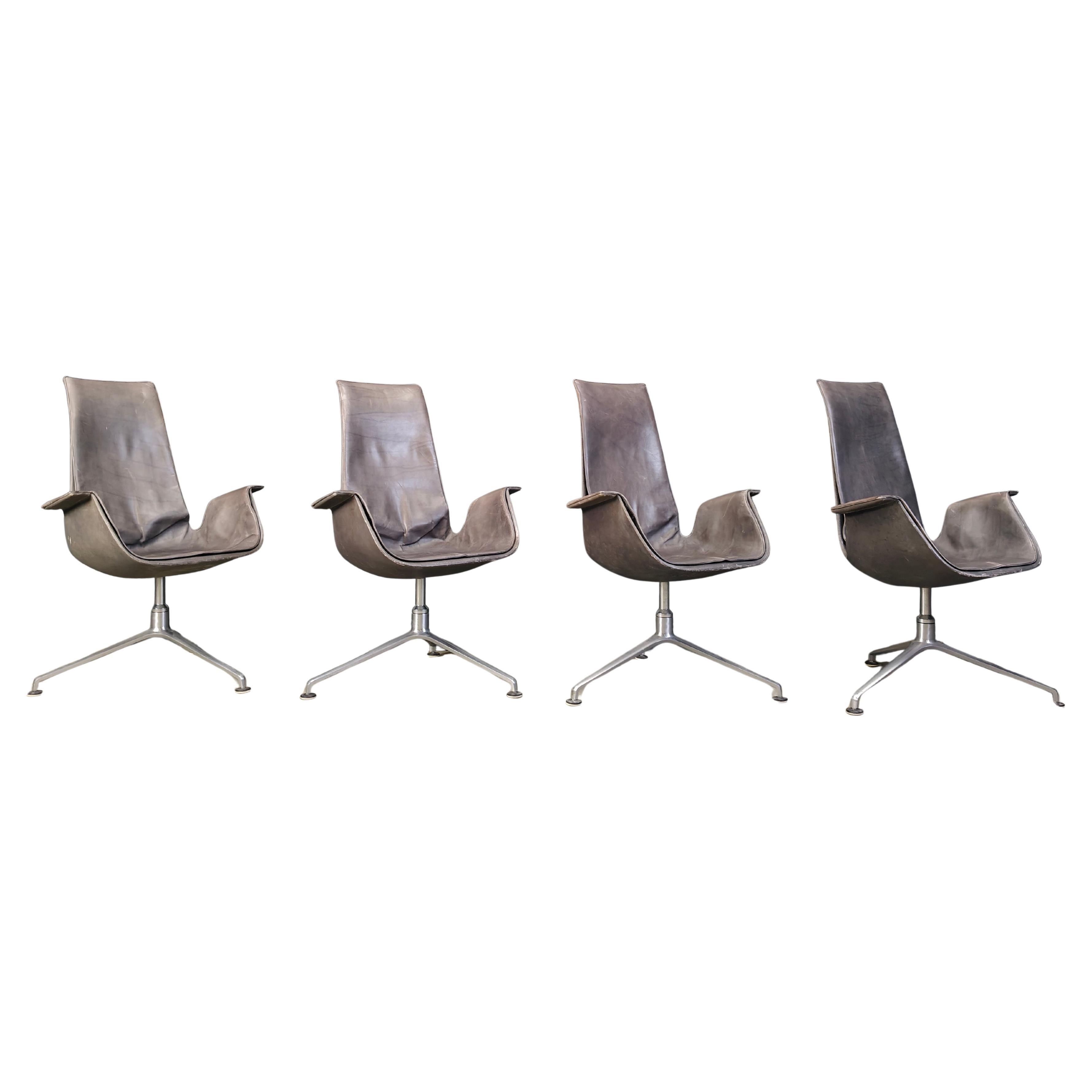 Fk 6725 Chairs by Preben Fabricius & Jørgen Kastholm for Walter Knoll, 1960s