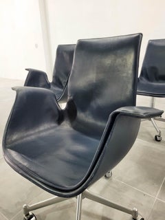FK 6727 Tulip Office Chair Kill International, 1960s, Set of 4