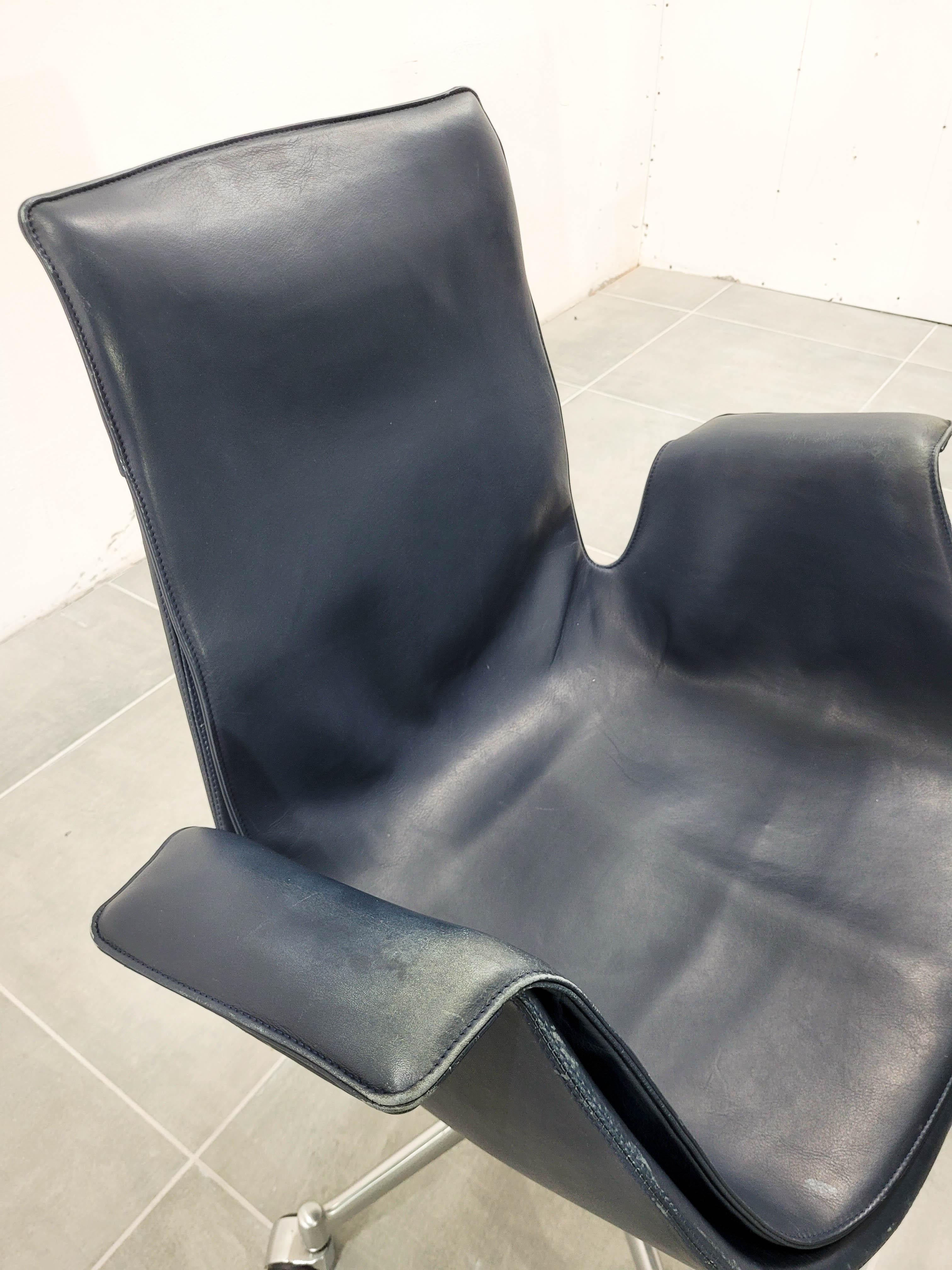 FK 6727 Tulip Office Chair Kill International, 1960s, Set of 4 For Sale 1
