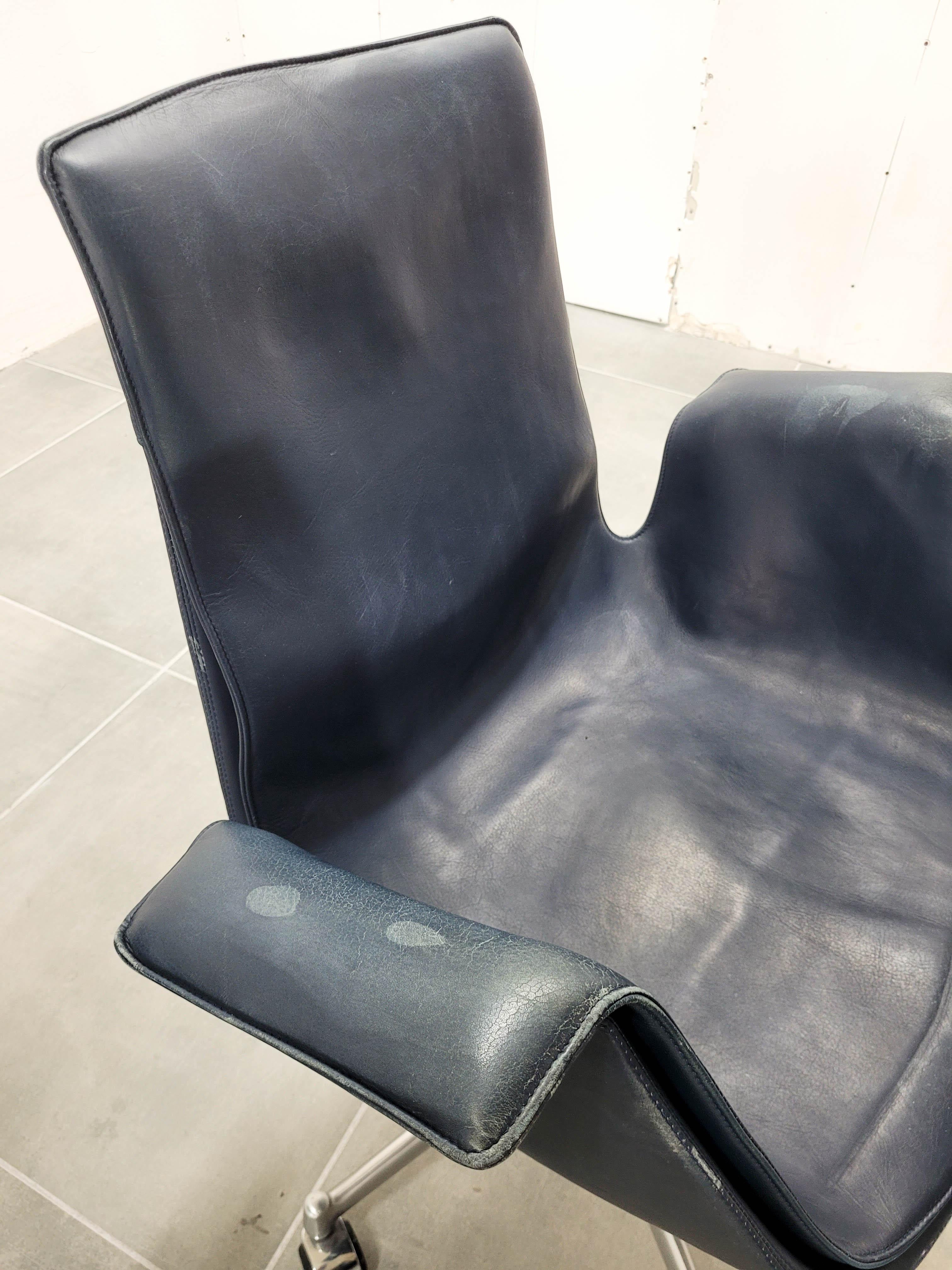 FK 6727 Tulip Office Chair Kill International, 1960s, Set of 4 For Sale 2