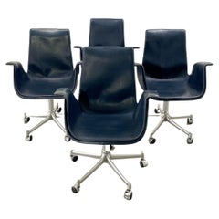 FK 6727 Tulip Office Chair Kill International, 1960s, Set of 4