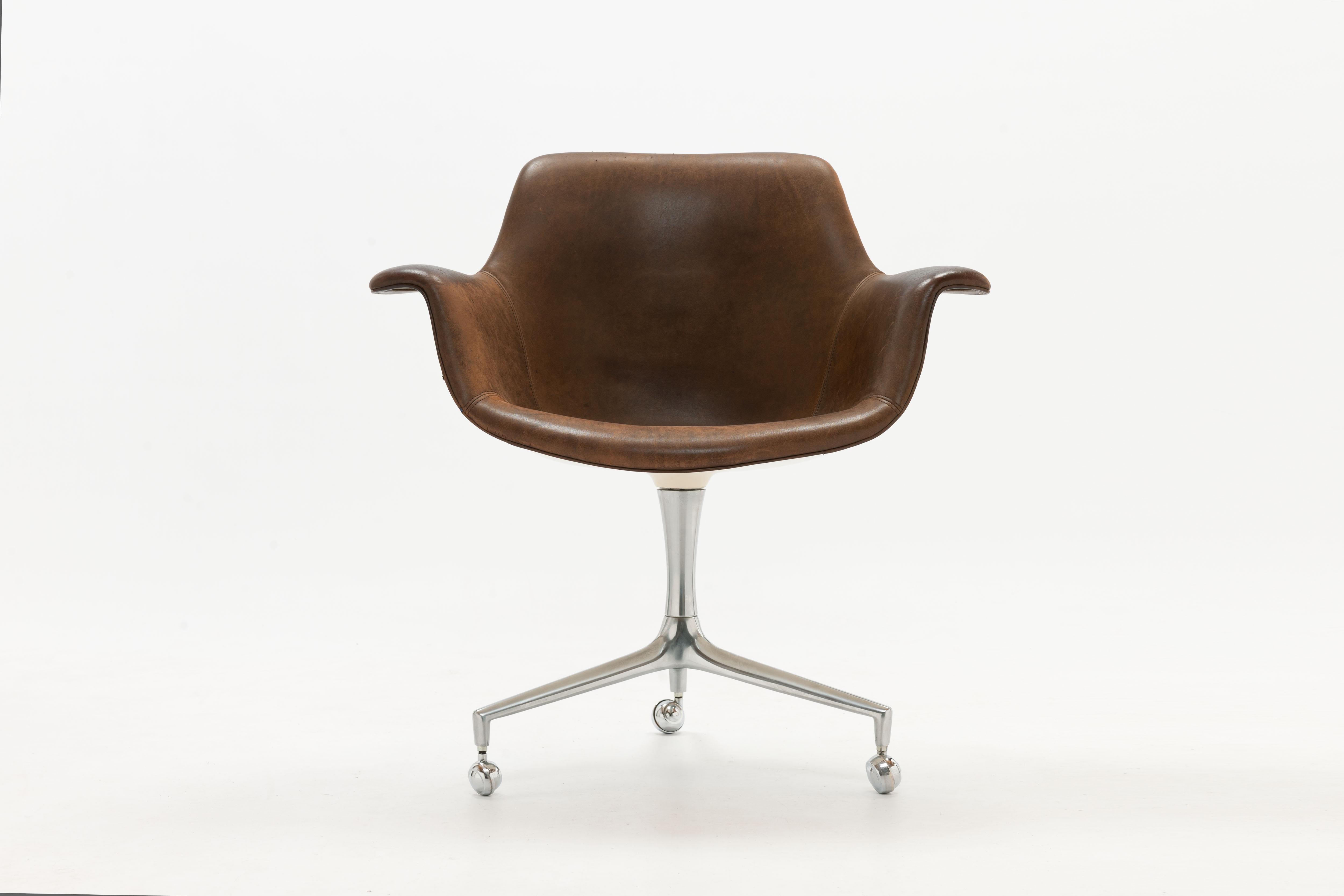FK 810 Desk Chair by Preben Fabricius and Jørgen Kastholm for Alfred Kill 10