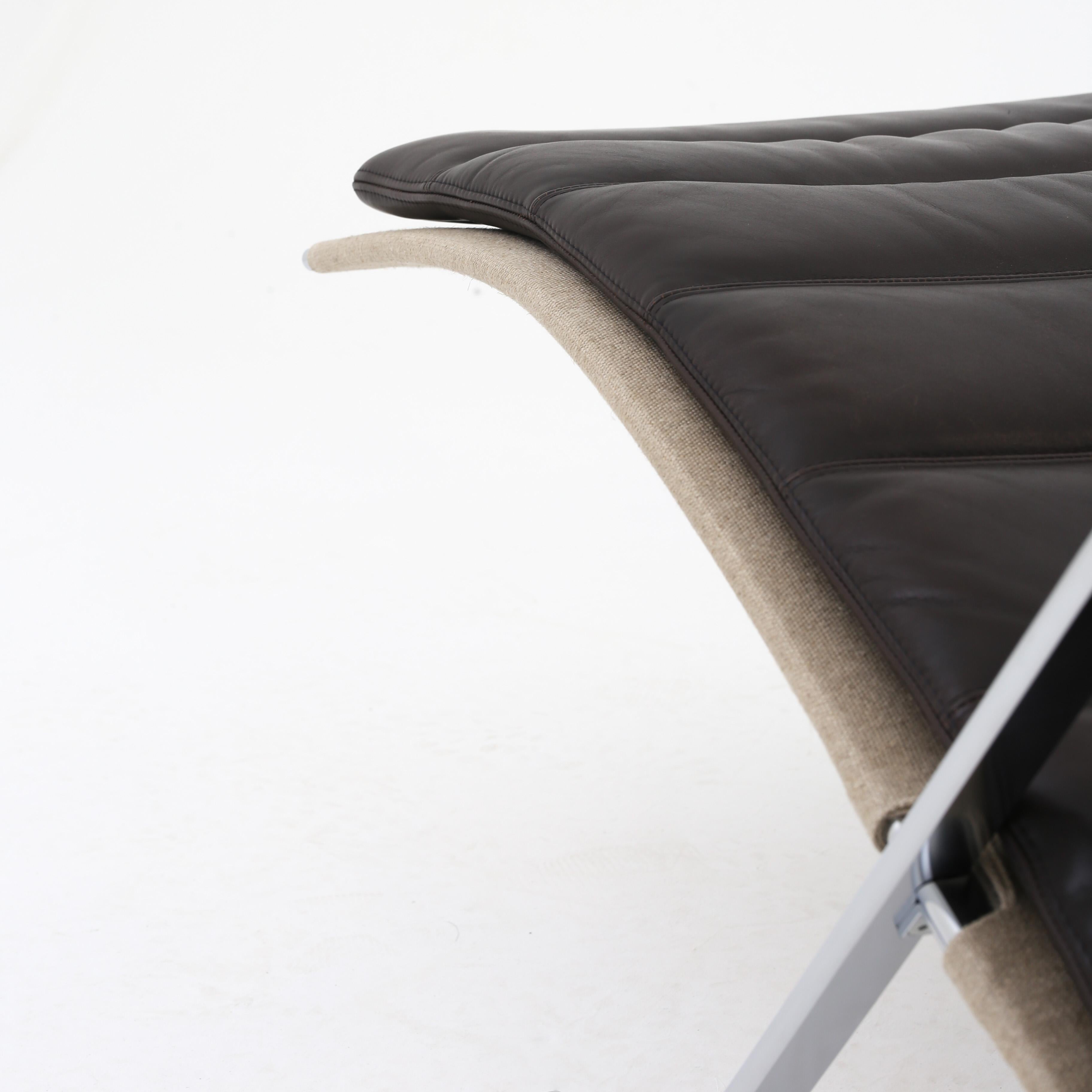 Leather FK 87 Chaise Longue by Preben Fabricius & Jørgen Kastholm