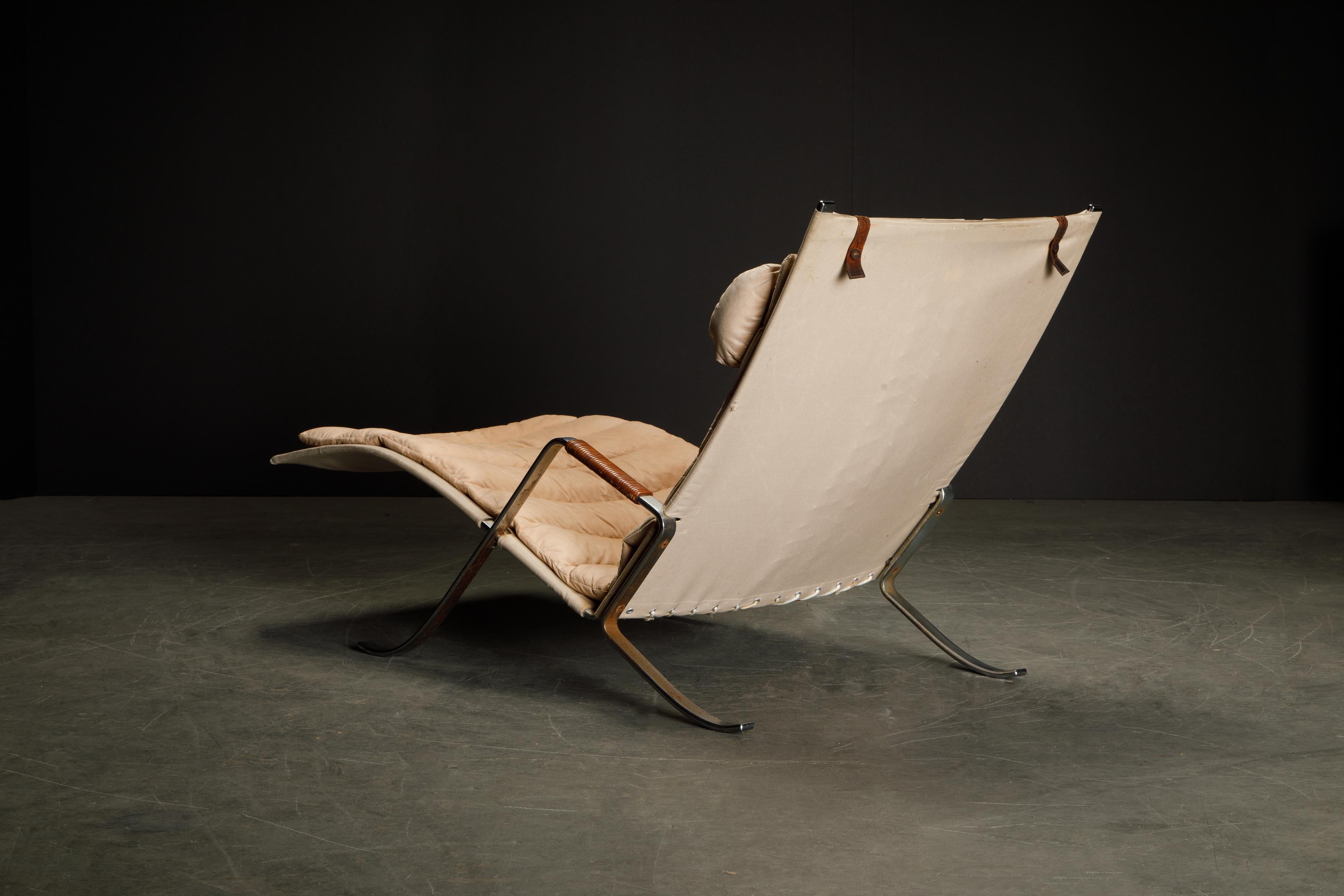 Mid-20th Century FK-87 Grasshopper Chaise by Fabricius & Kastholm for Alfred Kill, 1960s Example