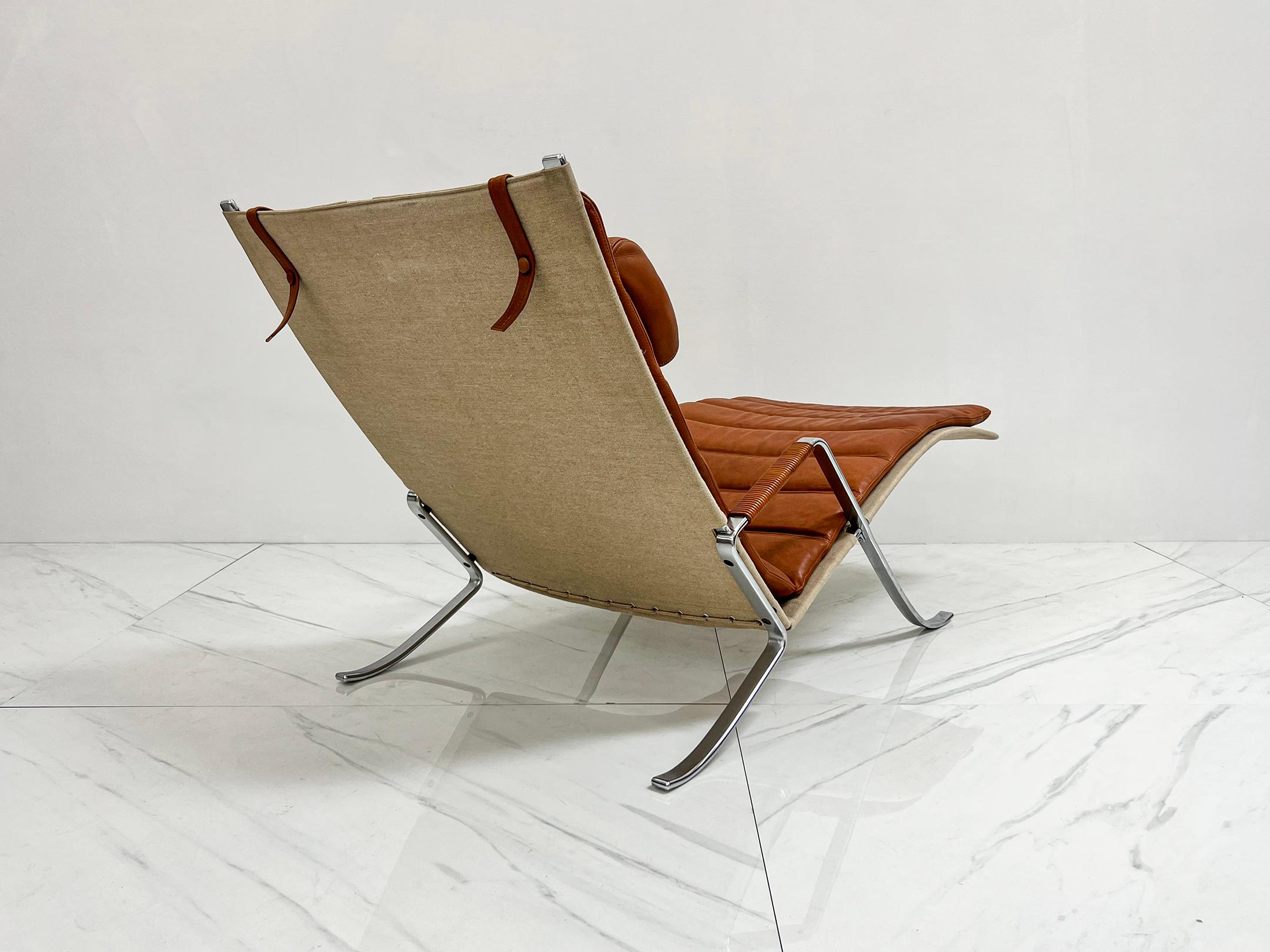 FK-87 Grasshopper Chaise Lounge by Fabricius & Kastholm for Alfred Kill, 1960s  For Sale 8
