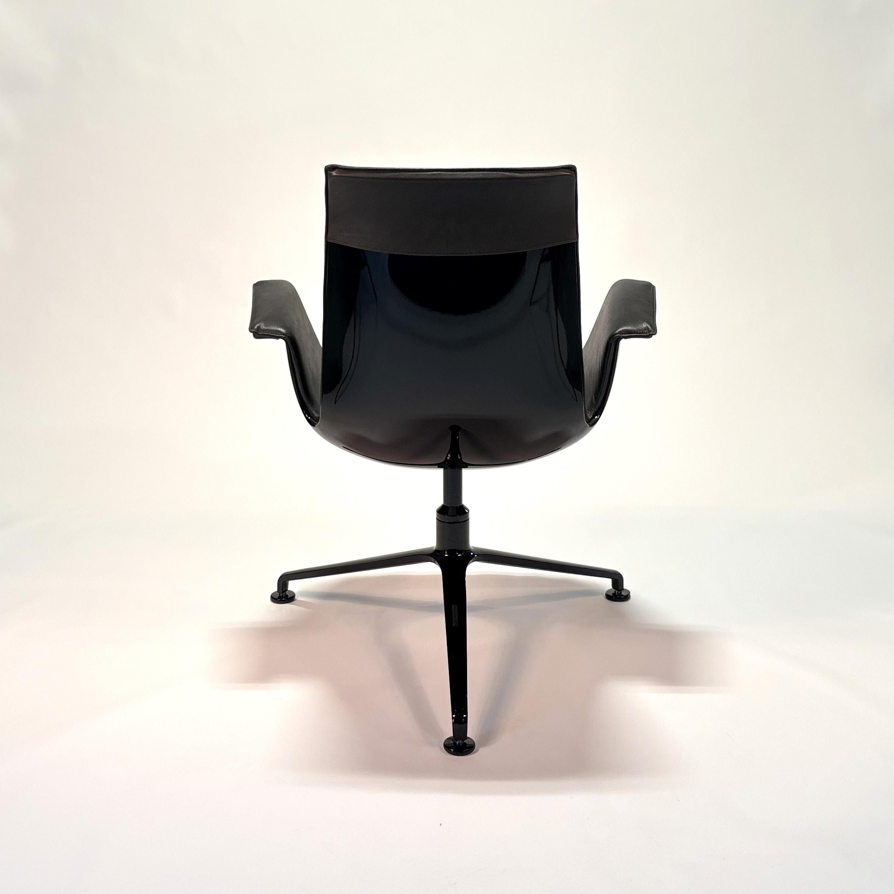 Aluminium Chaise FK Mod. 6729 (dossier bas) par Preben Fabricius & Jørgen Kastholm en vente