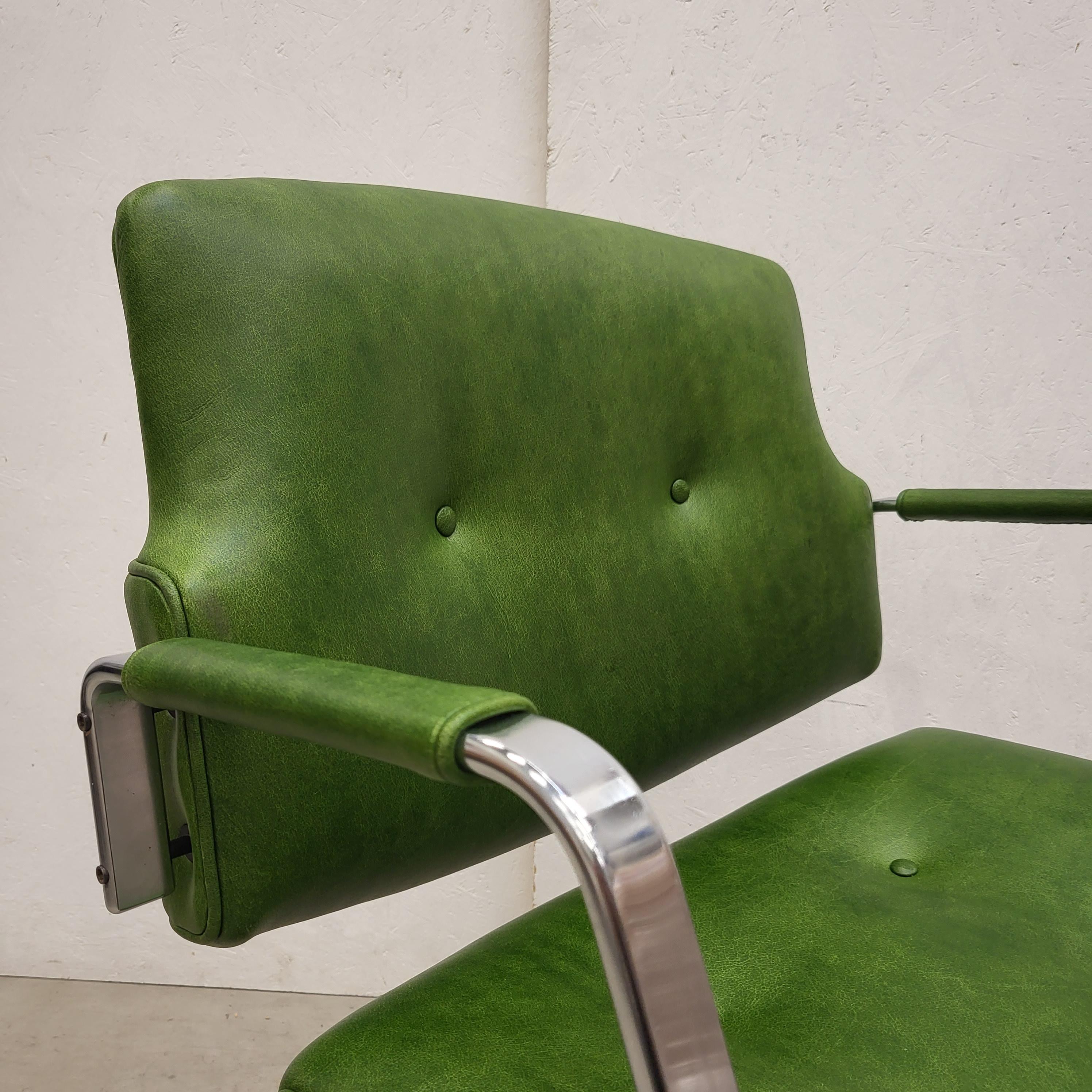 Leather FK84 Office Chair by Fabricius & Kastholm for Kill International 1960s