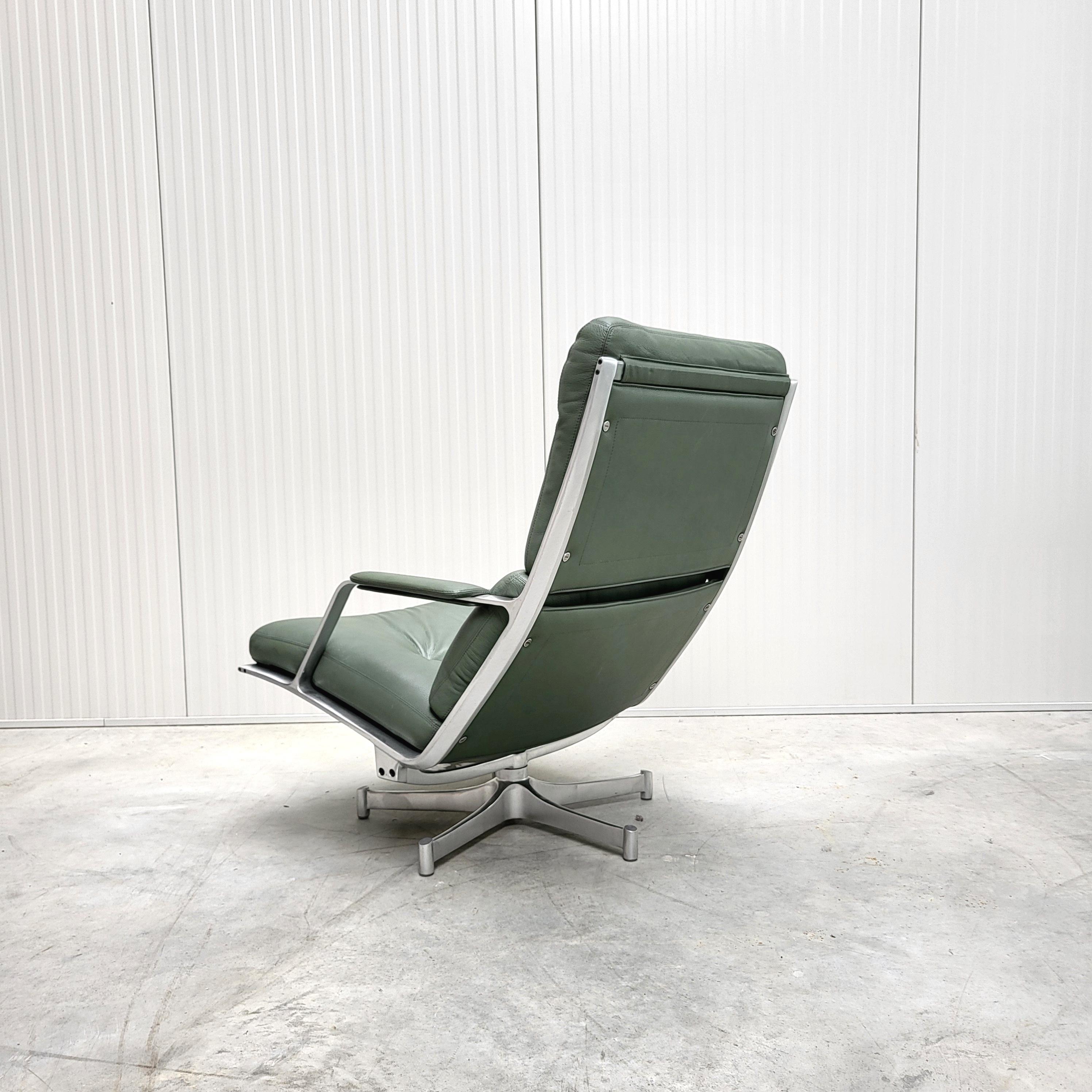 Mid-20th Century FK85 Lounge Chair & Ottoman by Fabricius & Kastholm Kill International 1960s For Sale