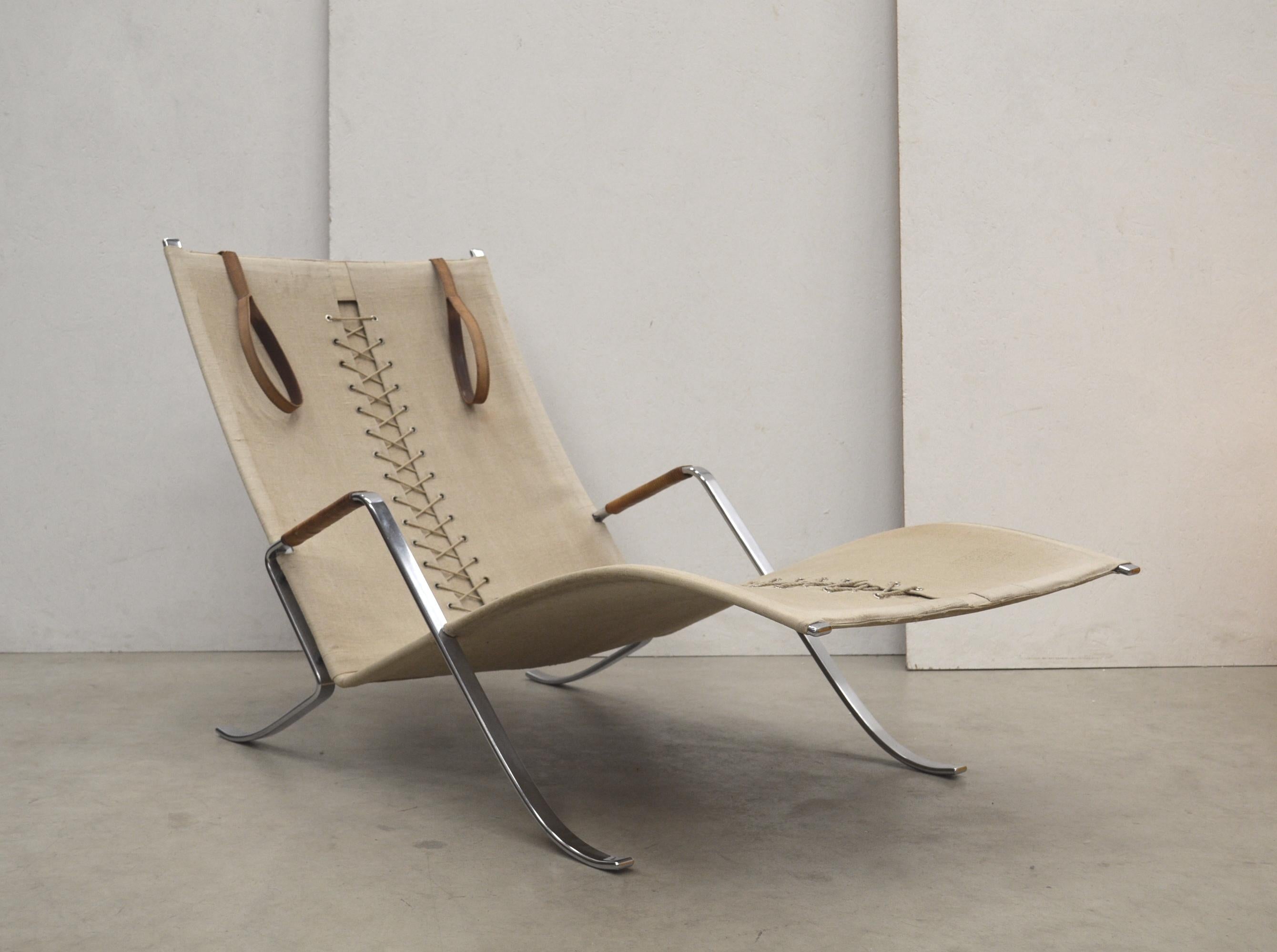 FK87 Grasshopper Chaise by Fabricius & Kastholm for Kill International, 1960s 4
