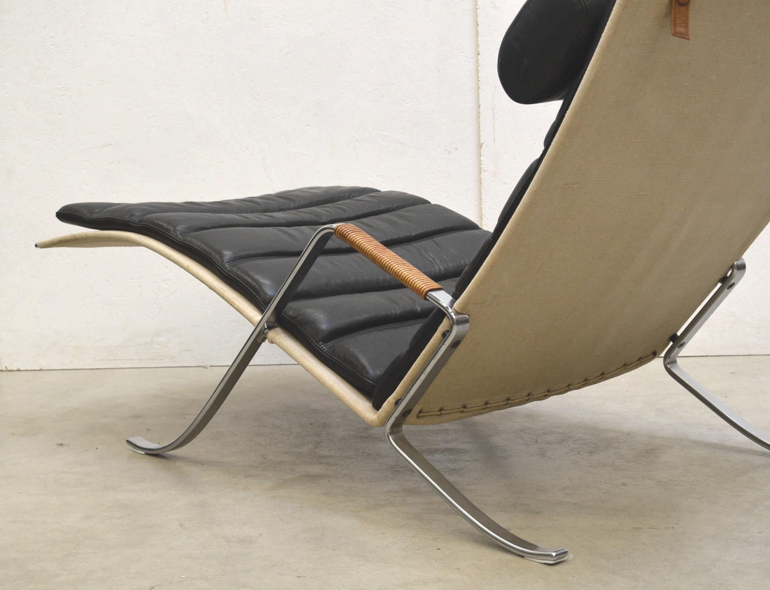 Mid-20th Century FK87 Grasshopper Chaise by Fabricius & Kastholm for Kill International, 1960s