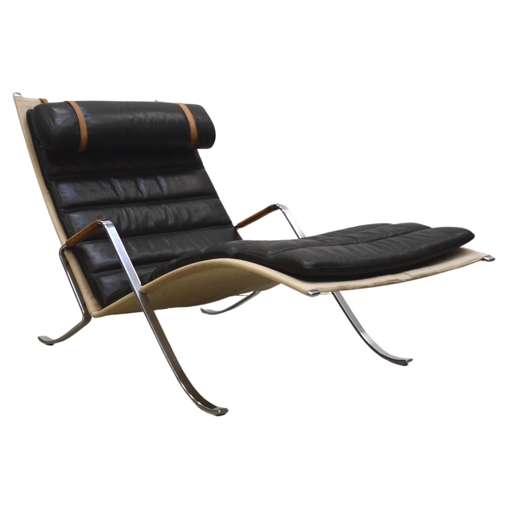 FK87 Grasshopper Chaise by Fabricius & Kastholm for Kill International, 1960s