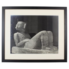 F.L. Kenett, Original Vintage Photograph, "Mayan Sculpture", 1950s