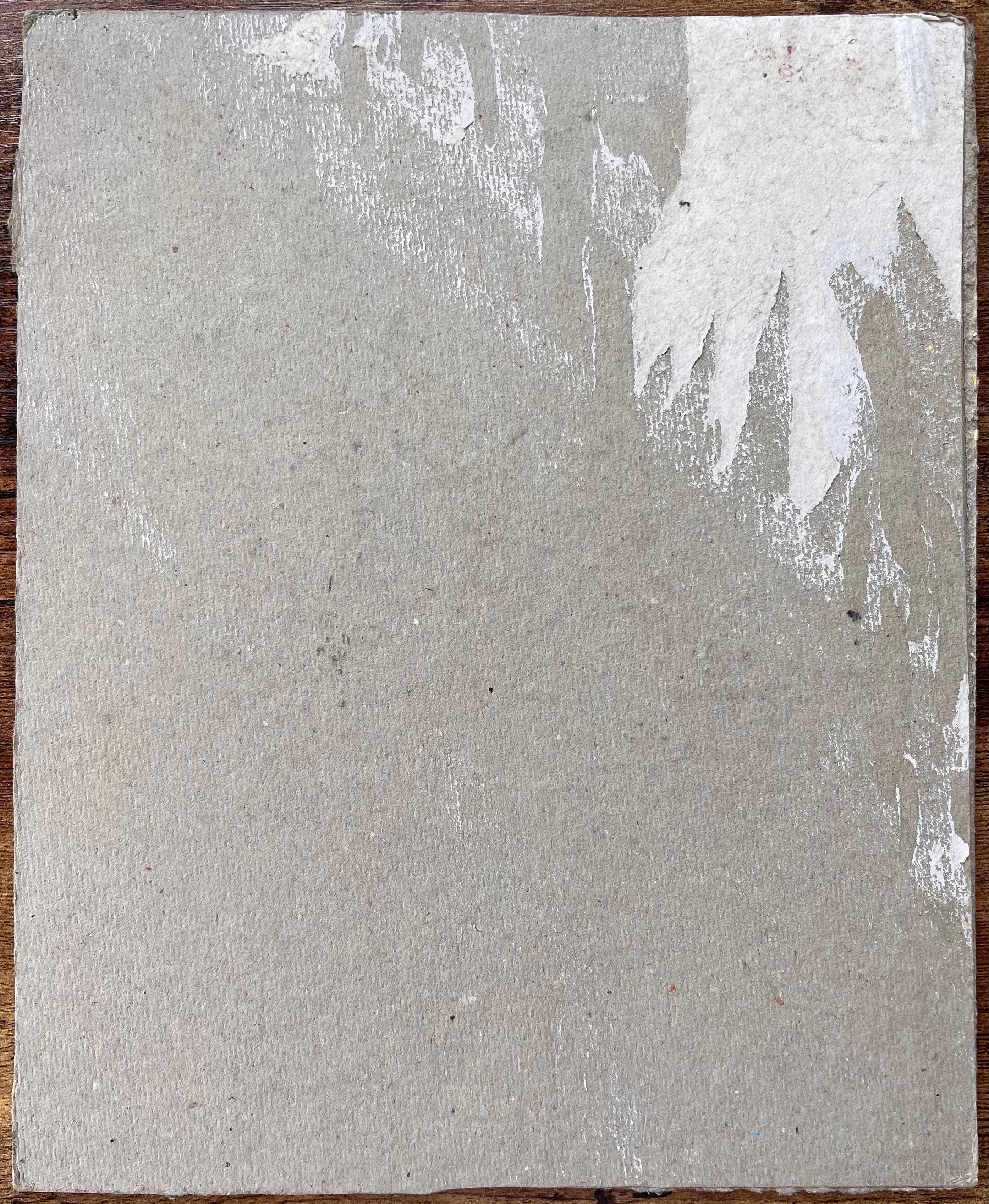 Französisches impressionistisches Stillleben mit Wildblumen in blauem Glasgefäß, Französisch im Angebot 3