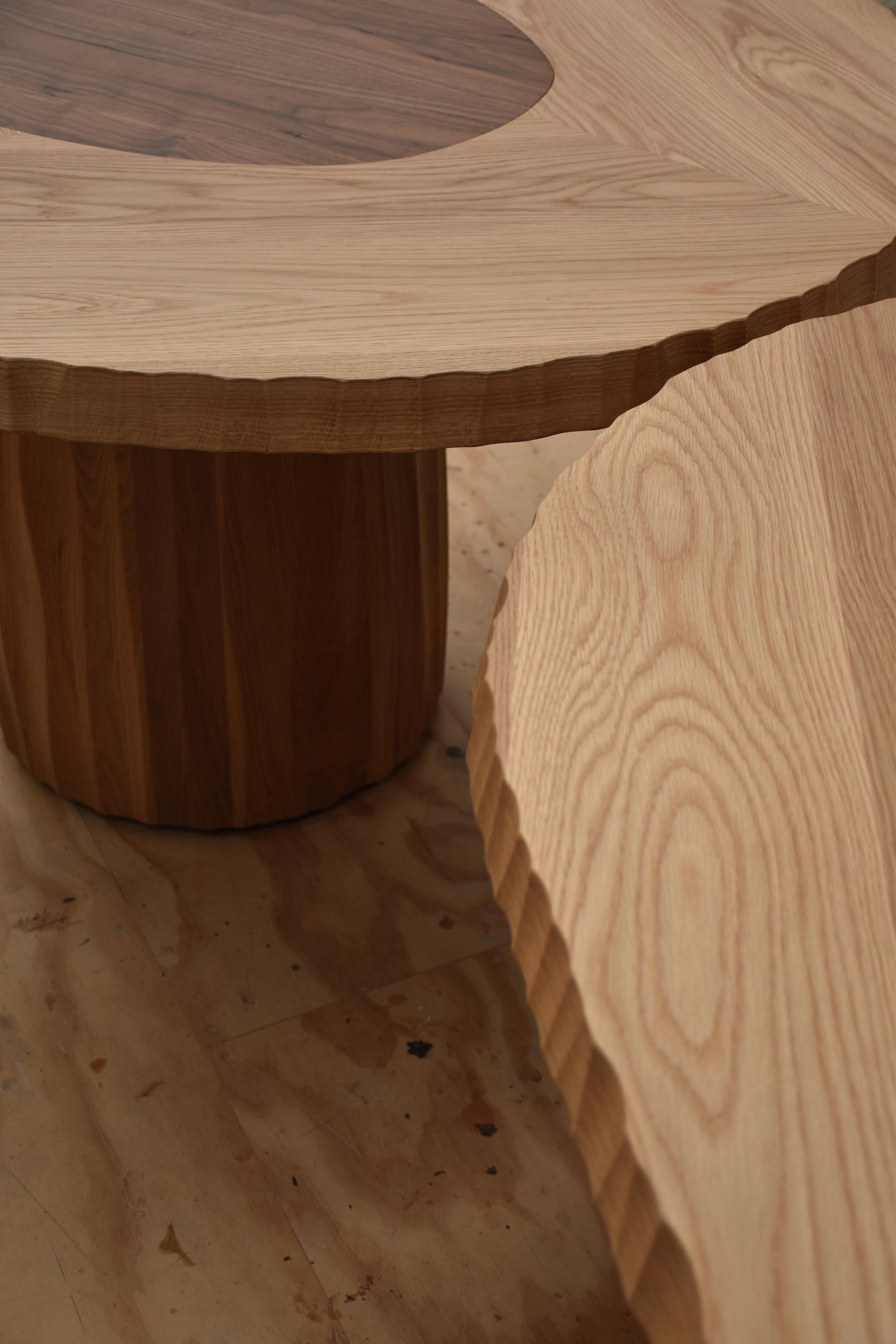 Post-Modern Flack Oval Dining Table by Daniel Poole For Sale