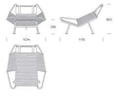 Flag Cream Halyard Lounge Chair, by Hans J. Wegner from PP Mobler
