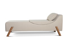 "Flag" Divan Chaise Longue Upholstered in Knit Fabric 1800