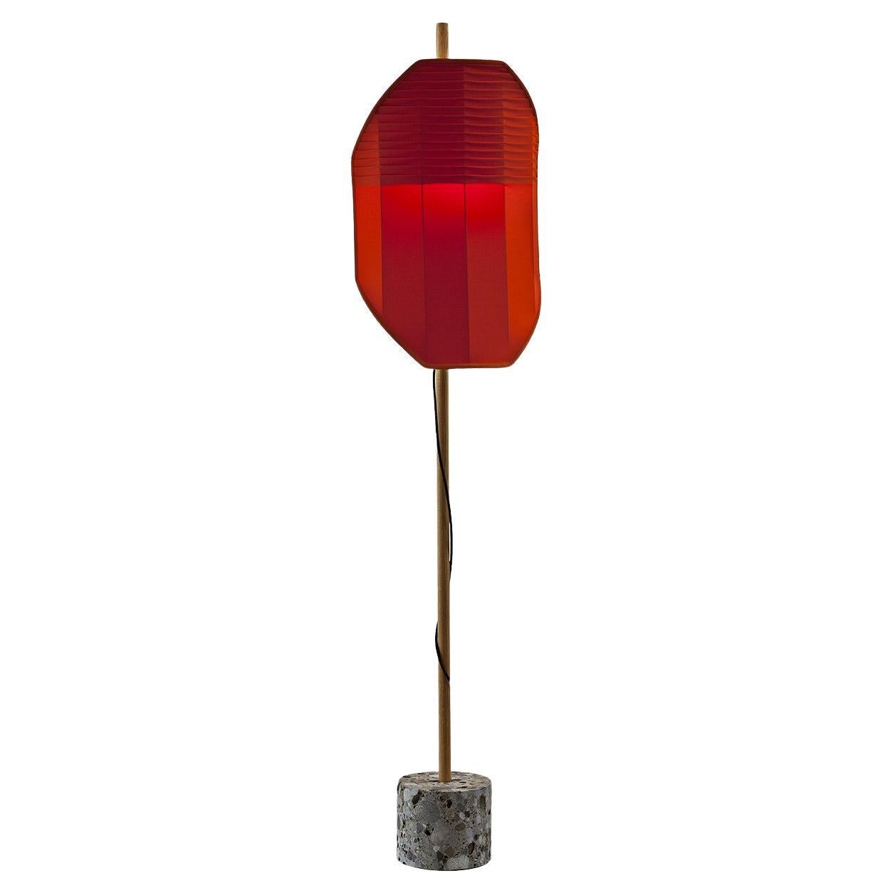 Flag Floor Lamp - Coral For Sale