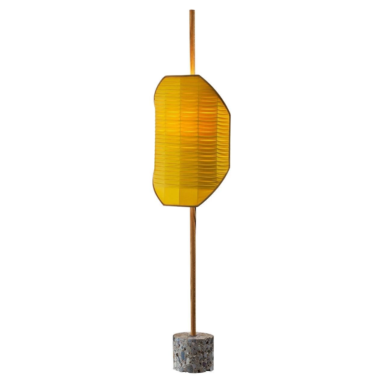 Flag Floor Lamp - Yellow For Sale