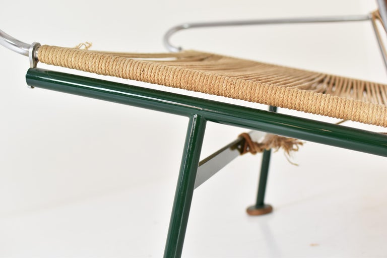 Flag Halyard GE225 Easy Chair by Hans J. Wegner for GETAMA, Denmark, 1950s  at 1stDibs | wegner flagline stol, flagline stol wegner