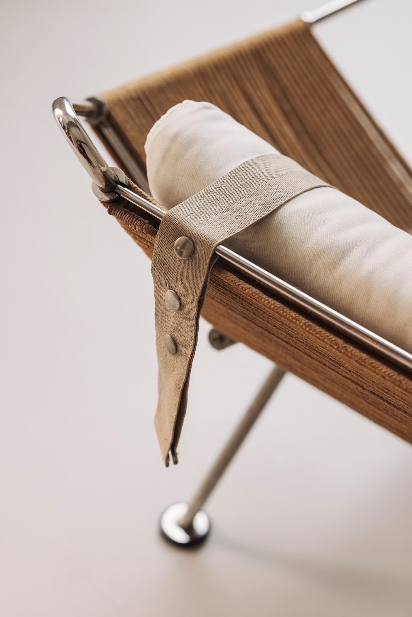 Chaise longue Flag Halyard de Hans Wegner pour PP Møbler, 2002 en vente 6