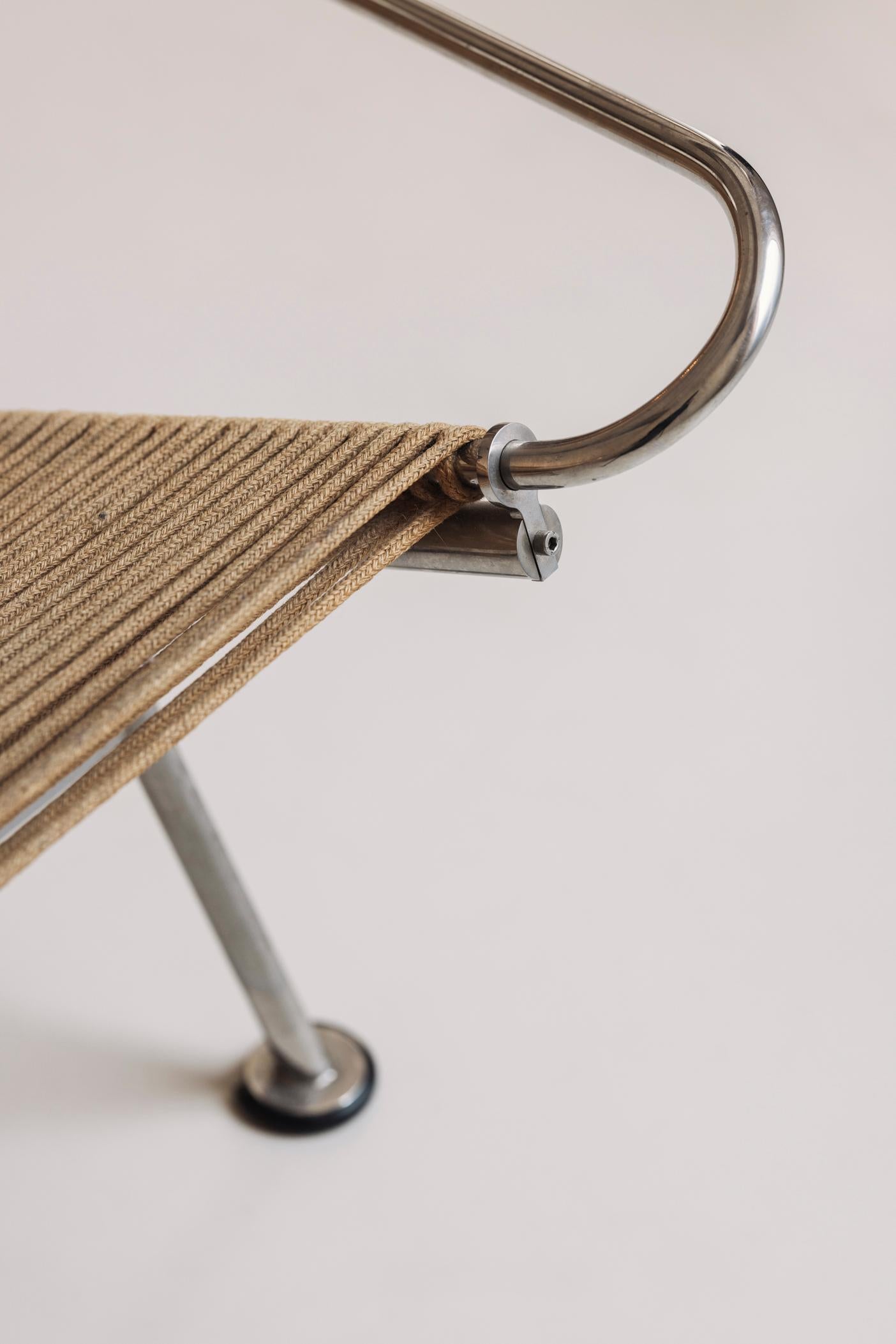 Chaise longue Flag Halyard de Hans Wegner pour PP Møbler, 2002 en vente 8