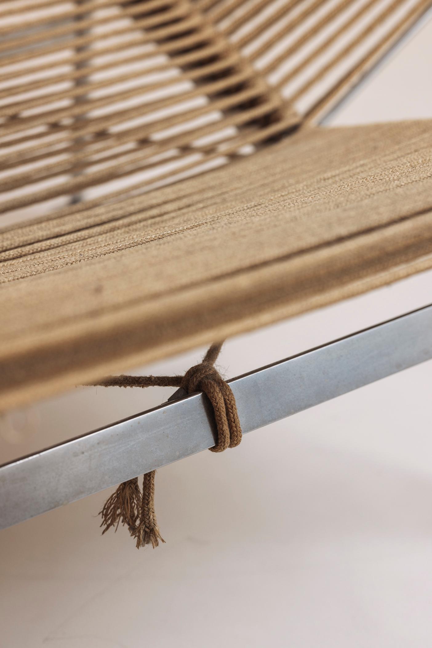Chaise longue Flag Halyard de Hans Wegner pour PP Møbler, 2002 en vente 9