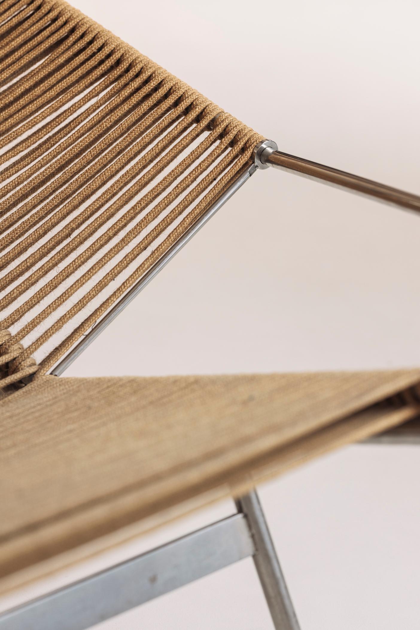 Chaise longue Flag Halyard de Hans Wegner pour PP Møbler, 2002 en vente 10