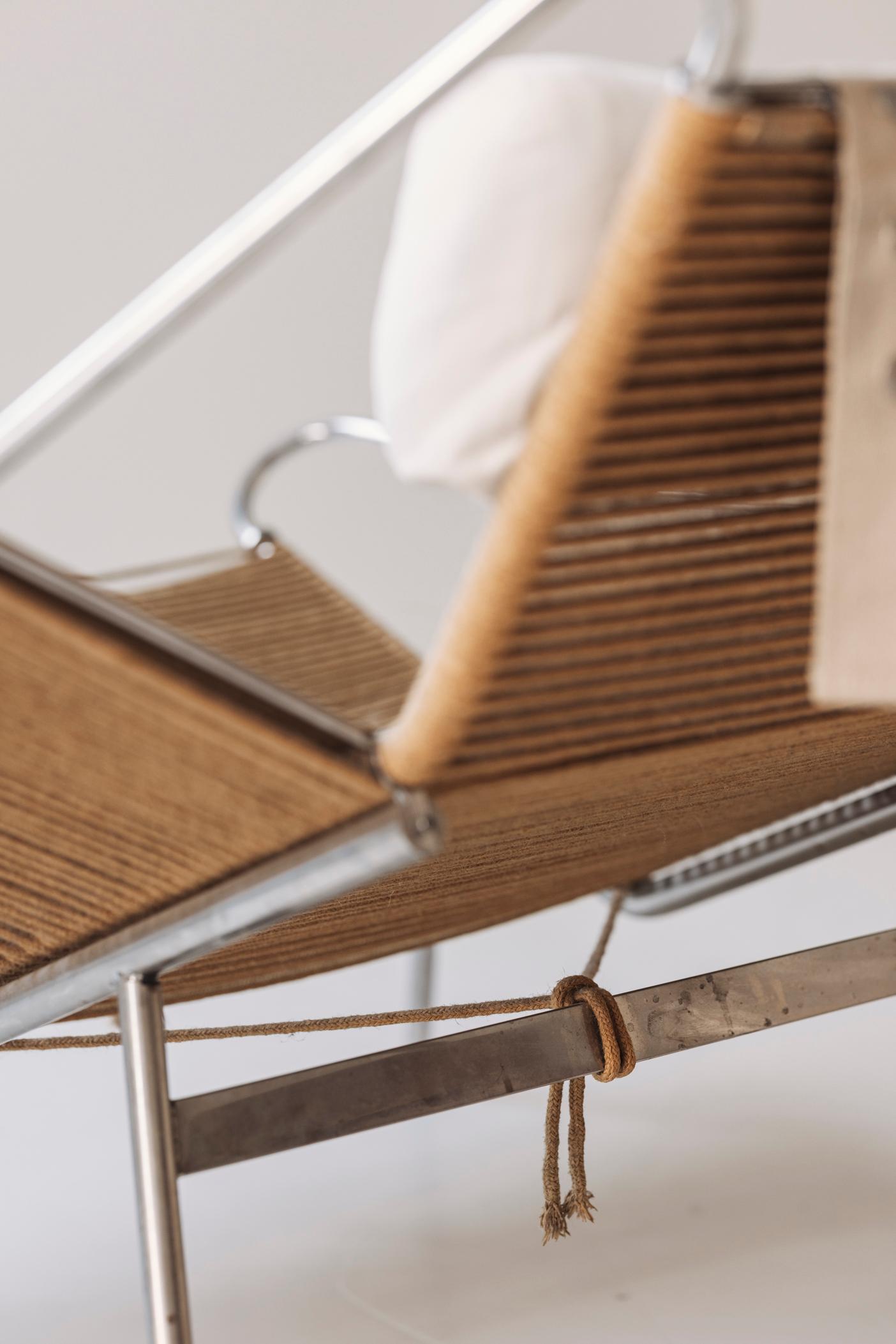 Chaise longue Flag Halyard de Hans Wegner pour PP Møbler, 2002 en vente 13