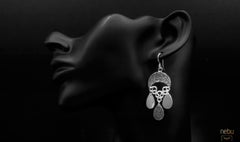 Flag Silver earrings