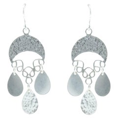Flag Silver earrings