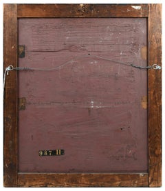 Flagellation of Christ Oil on Wood Panel Painting, Dutch Master Style