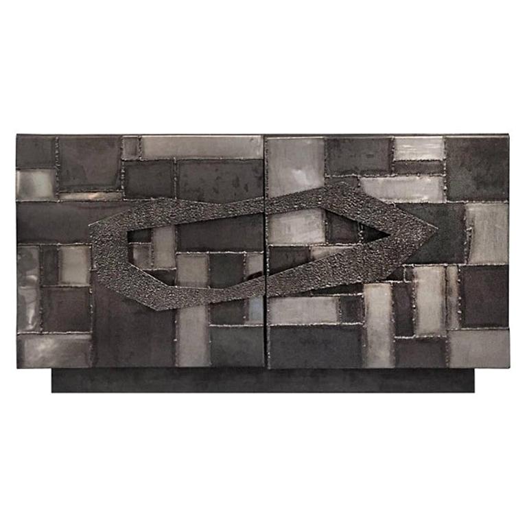 Brutalistisches geschweißtes Sideboard aus der Flair-Ausgabe im Angebot