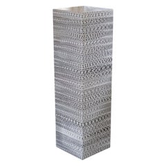 Flair Edition Contemporary Ivory/Brown Snake Skin Pedestal, Italy, 2019