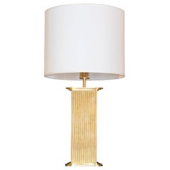 Flair Edition "Wire" Natural Brass Table Lamp, Italy, 2020