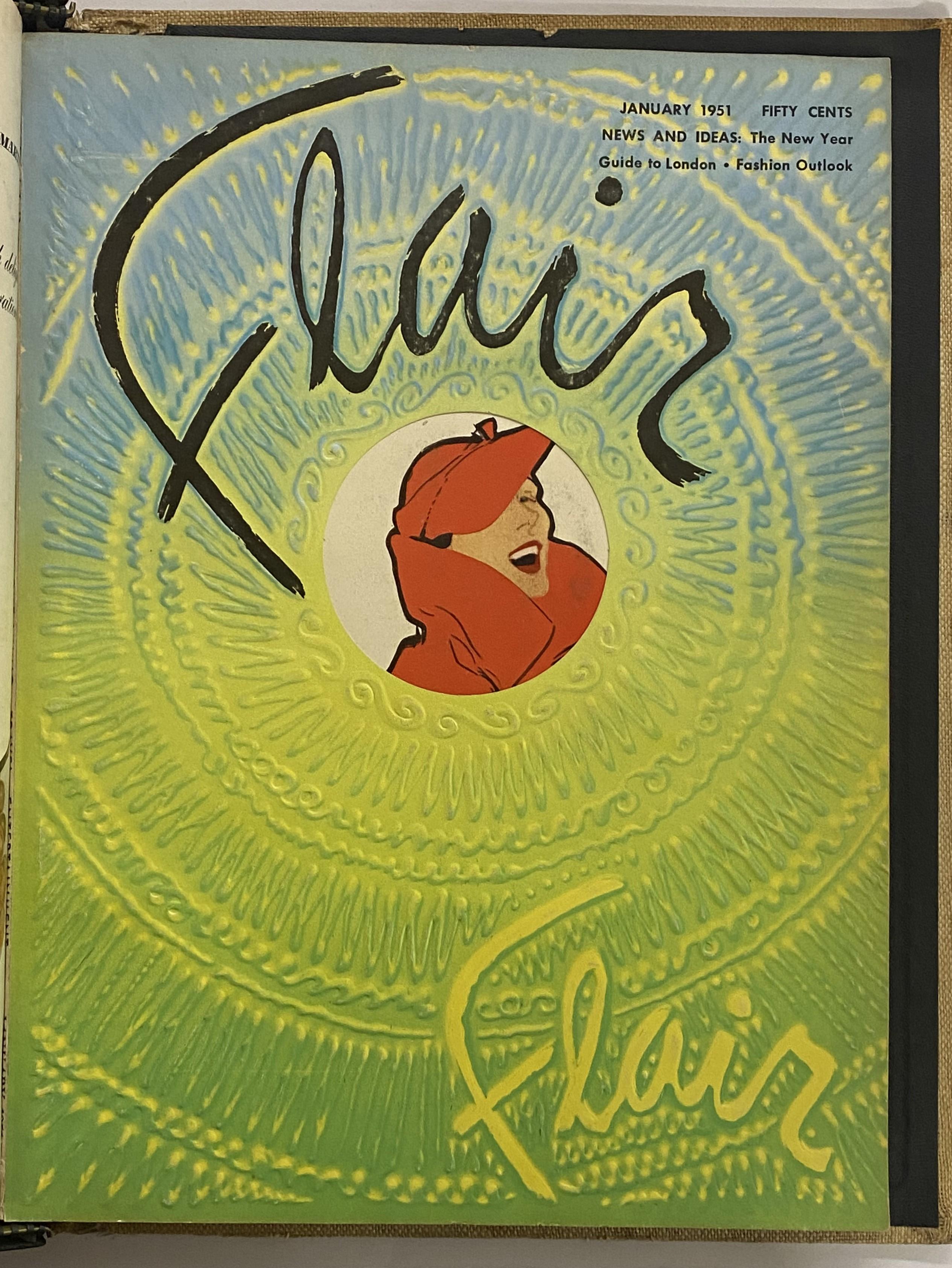 Flair Magazine, Complete Set, February 1950 to January 1951 (Book) For Sale 8