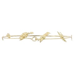 Flakes Thin Bracelet in 18K Yellow Gold